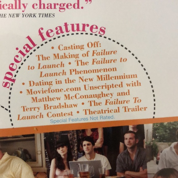 FAILURE TO LAUNCH DVD Matthew McConaughey Sarah Jessica Parker Widescreen - Picture 4 of 4